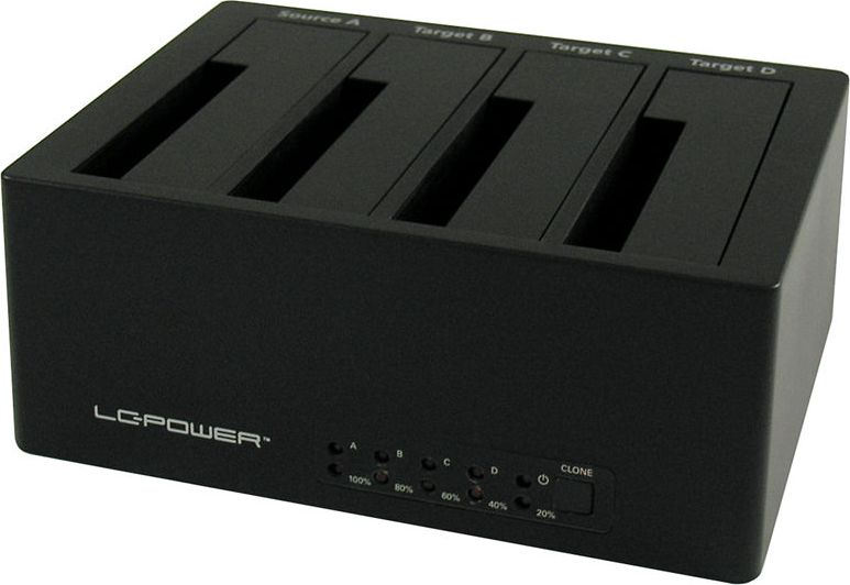 LC Power LC-DOCK-U3-4B HDD docking station USB centrmezgli