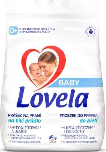 Lovela Baby Washing Powder for White Fabrics 4.1 kg Sadzīves ķīmija