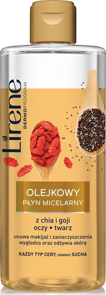 Lirene Plyn micelarny z mineralami z nasionami chia i jagodami goji 400 ml 5900717739215 (5900717739215) kosmētikas noņēmējs