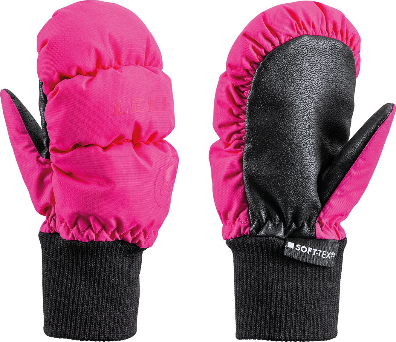 Leki LE REK Little Eskimo Mitt Short pink 3.0 650802403030 (4028173846627) cimdi