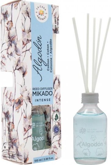 La Casa de los Aromas Mikado Intense Cotton Flower scented sticks 100ml