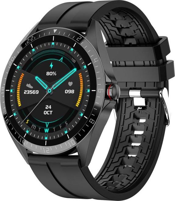 Smartwatch GW16T 1.28 inches 220 mAh black Viedais pulkstenis, smartwatch