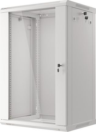 Wall-Mounted Rack 19''   18U 600X450mm grey Serveru aksesuāri