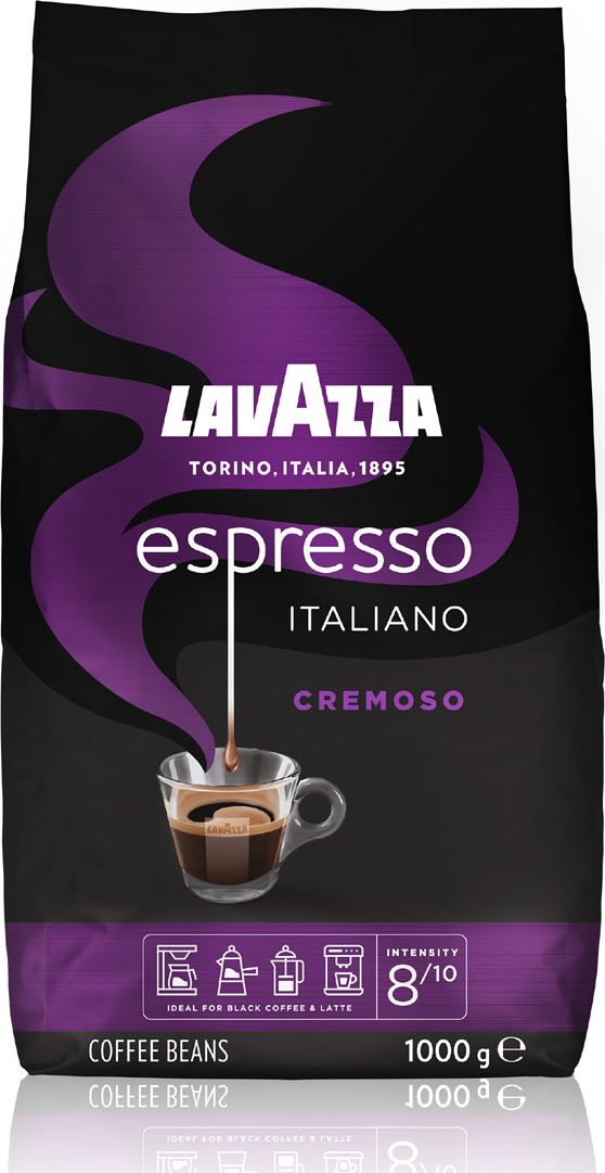 Coffee beans Lavazza Espresso Italiano Cremoso 1 kg piederumi kafijas automātiem