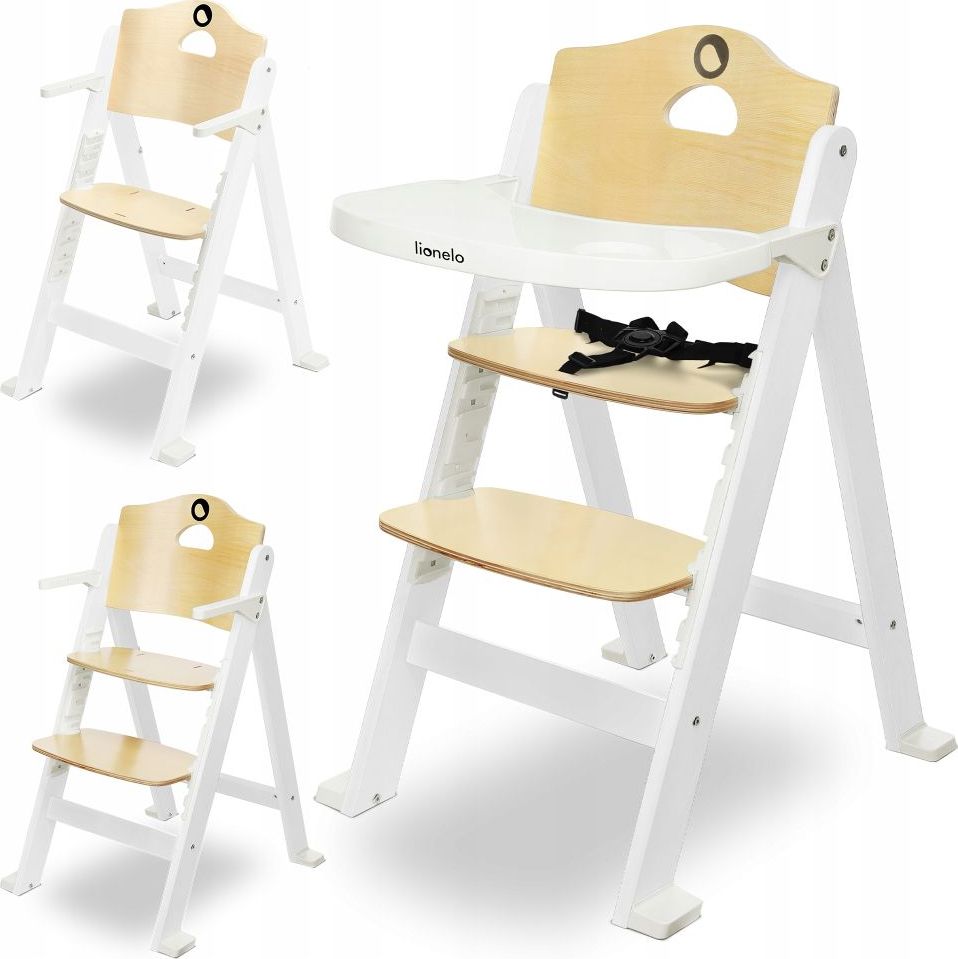 Lionelo Floris biale LO-FLORIS WHITE (5903771700283) bērnu barošanas krēsls