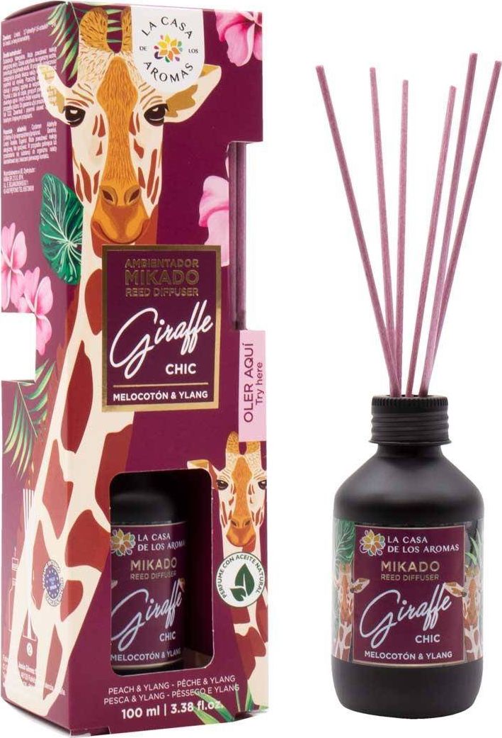 La Casa de los Aromas La Casa de los Aromas Safari patyczki zapachowe Giraffe Chic 100ml 8428390049690 (8428390049690)