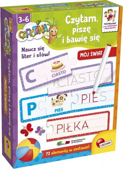 Educational set Carotina I play, learn and read - My World