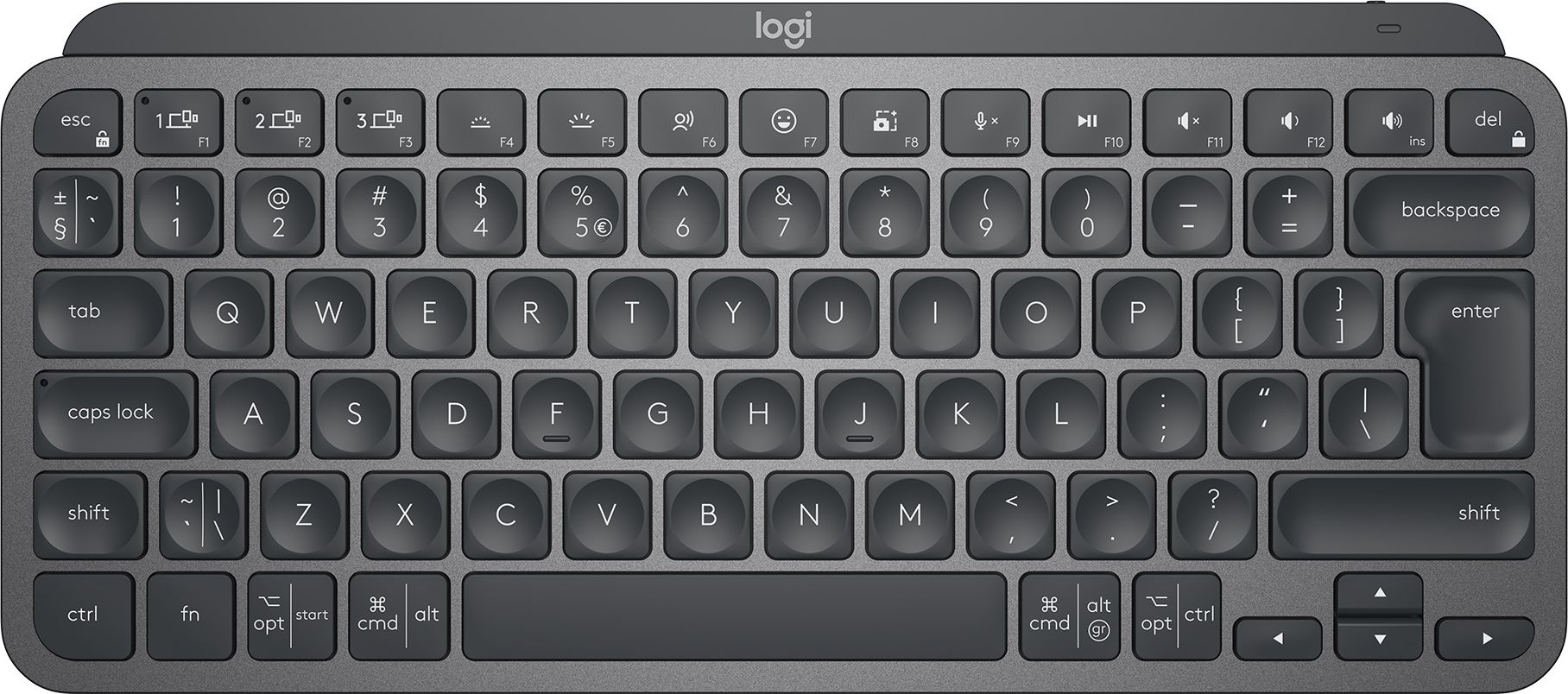 Logitech MX Keys Mini Graphite klaviatūra