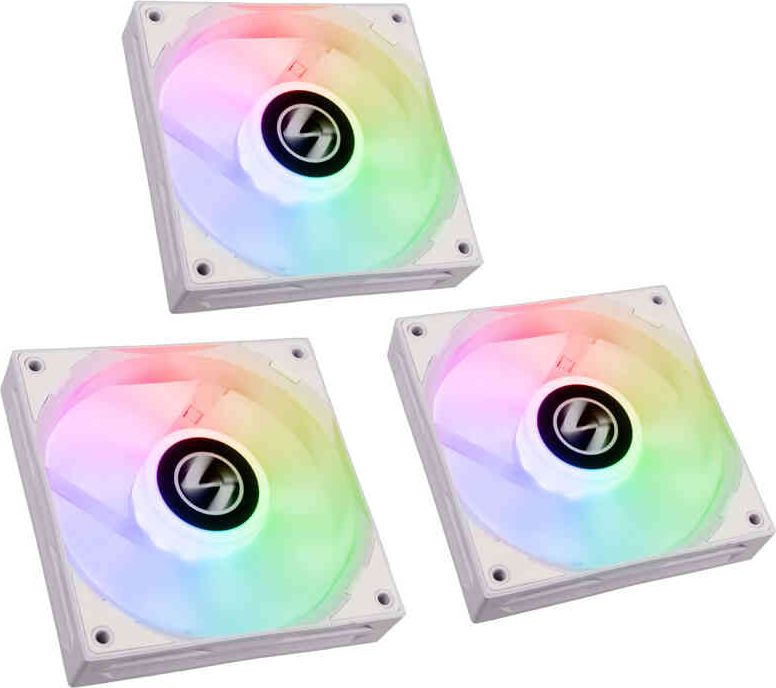 Lian Li ST120 RGB PWM Lufter, 3er Pack inkl. Controller - 120mm, weis ventilators