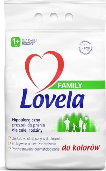 Lovela Lovela FAMILY Proszek Kolor Prania Ubranek 2,1kg 5900627093544 (5900627093544) Sadzīves ķīmija