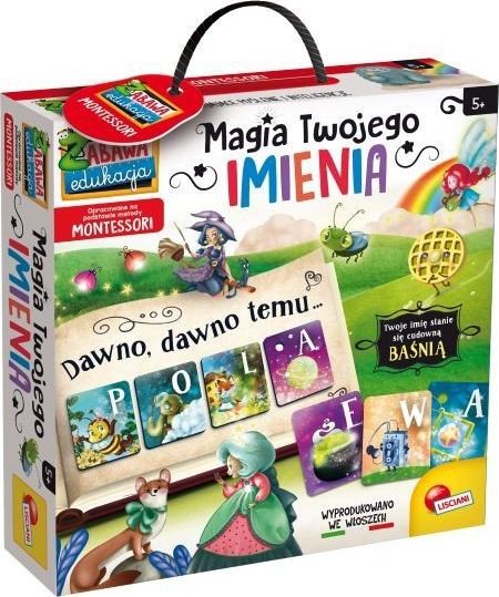 Lisciani Gra Montessori Magia Twojego imienia GXP-789612 (8008324087013) galda spēle