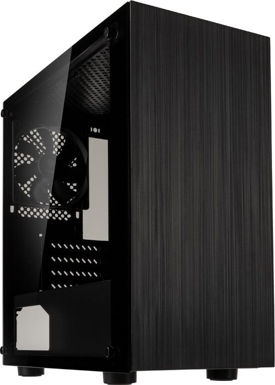 Kolink Stronghold M Micro-ATX Gehause, Tempered Glass - schwarz Datora korpuss