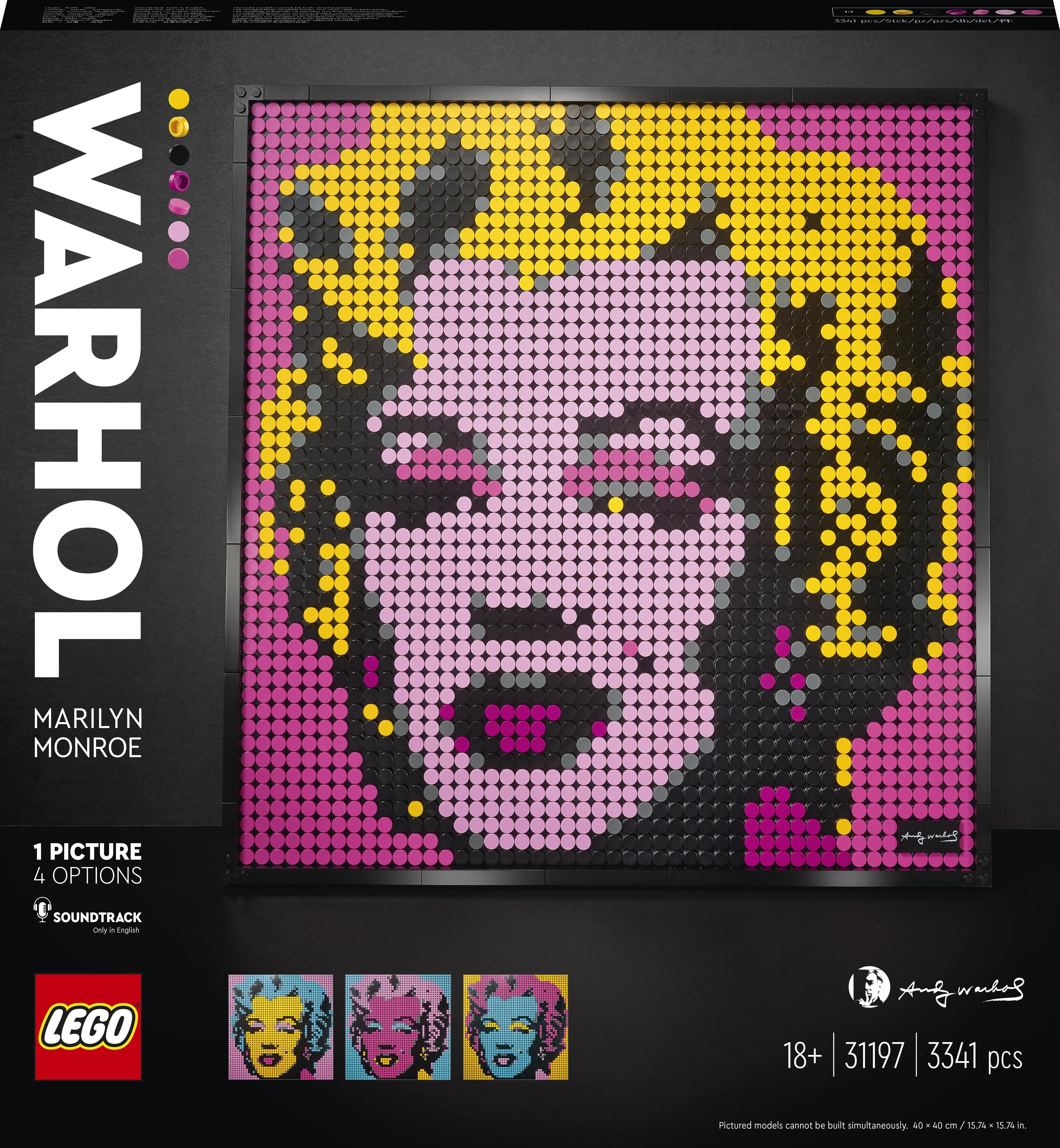 LEGO® ART 31197 Andy Warhol's Marilyn Monroe LEGO konstruktors