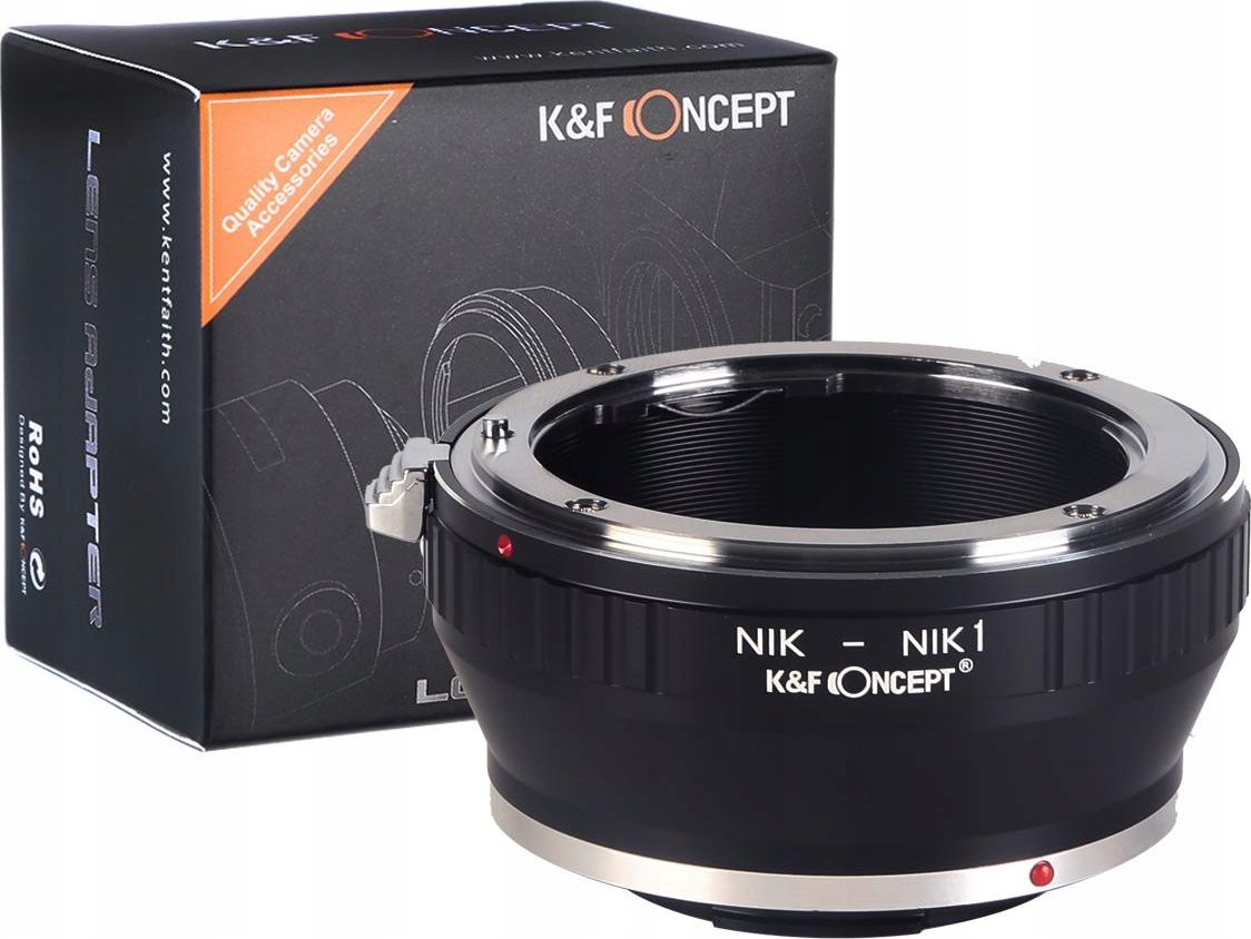 Kf Adapter K&f Nikon 1 Na Nikon Ai Ai-s Af Af-s / Kf06.079 SB6348 (6936069265965) adapteris