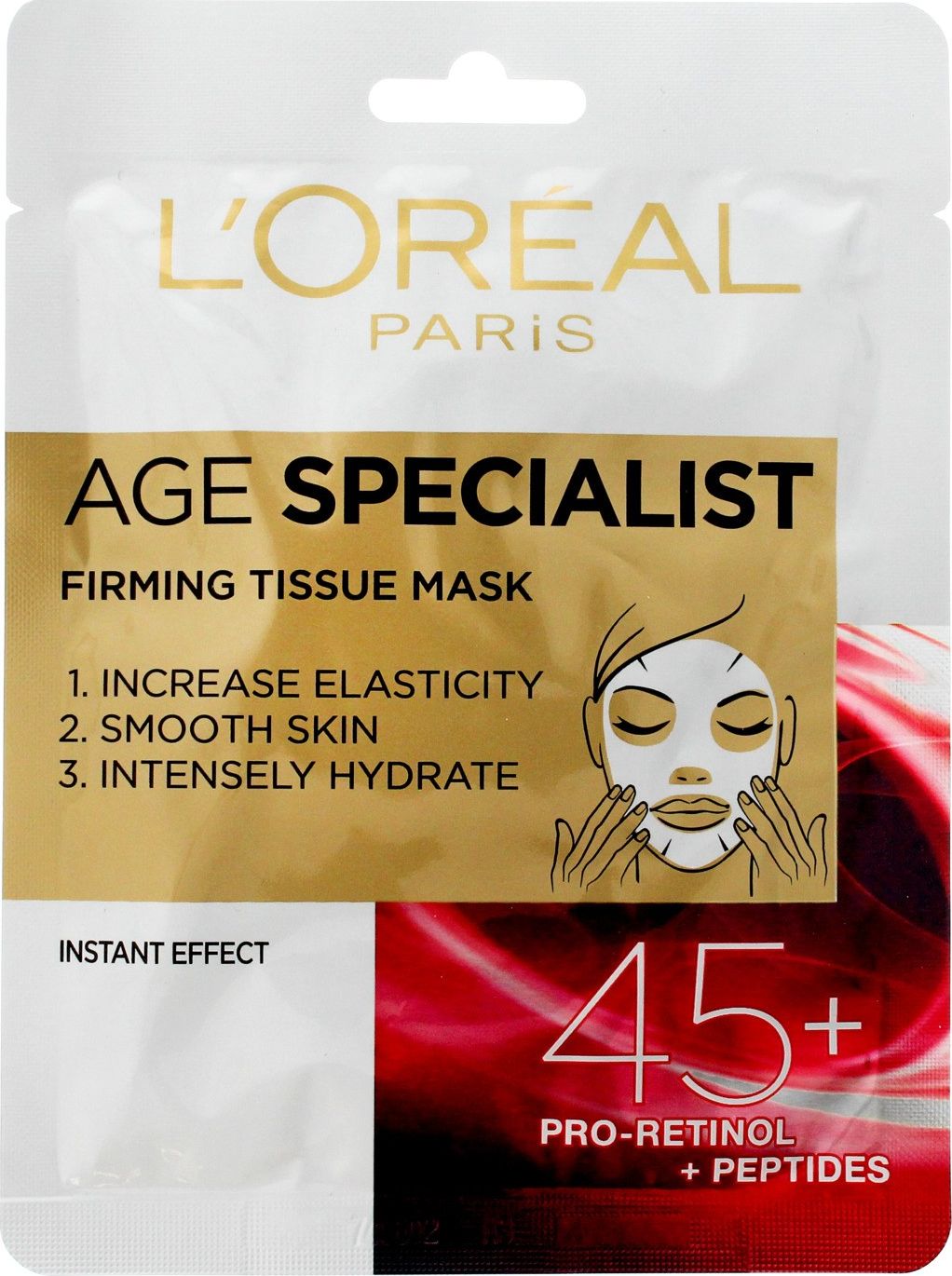 L'Oreal Paris DERMO EX WIEKU 45+ Maska na plachcie 029887700 (3600523751549)