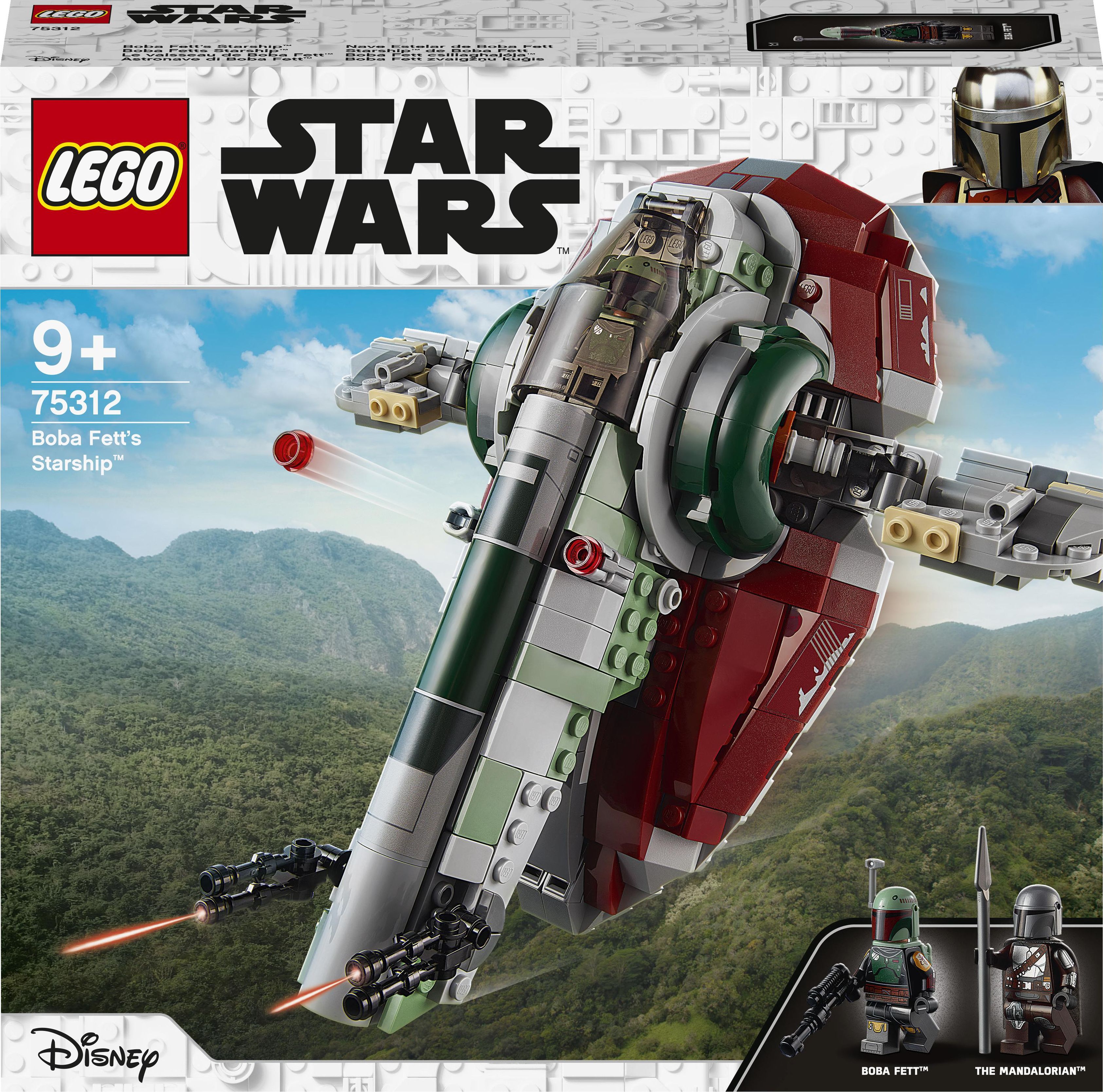 LEGO Star Wars 75312 Boba Fett's Starship LEGO konstruktors