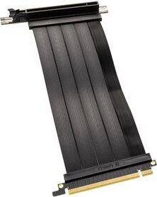 Lian Li PCIe x16 Riser Flachband-Kabel - PCIe 4.0, 200mm, schwarz Datora korpuss