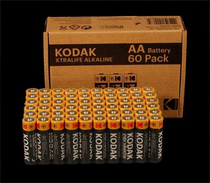 Kodak XTRALIFE alkaline AA battery (60 pack) Baterija