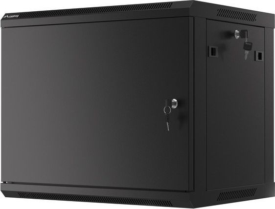 Lanberg WF01-6409-00B rack cabinet 9U Wall mounted rack Black