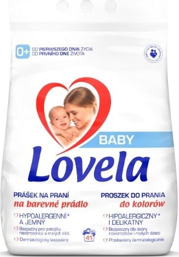 LOVELA Baby Washing Powder Colour 4.1kg Sadzīves ķīmija