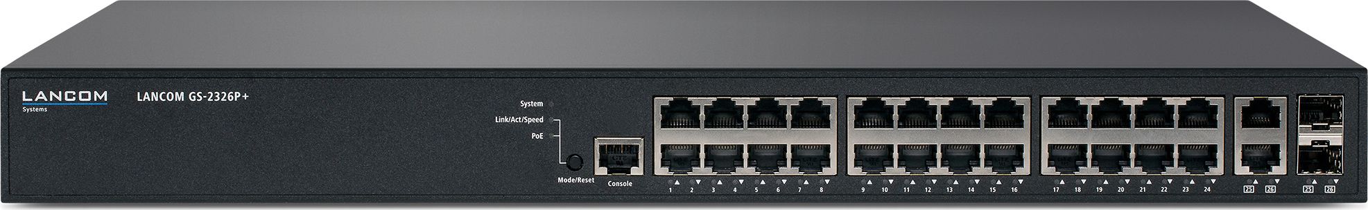 Switch LANCOM Systems GS-2326P+ (61481) 61481 (4044144614811) komutators