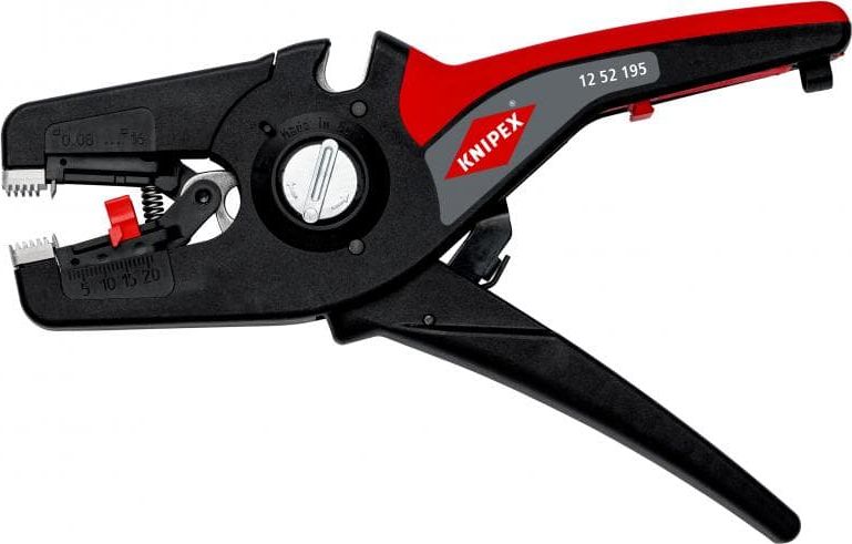 Knipex automatic wire stripper PreciStrip16, wire stripper (black/red, integrated wire cutter)