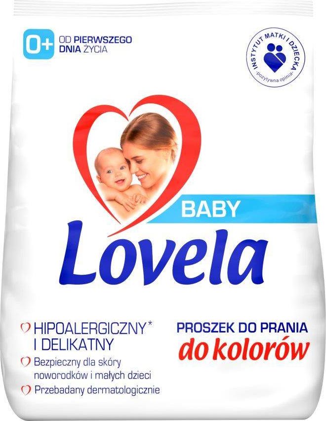 Lovela LOVELA_Baby hipoalergiczny proszek do prania ubranek niemowlecych i dzieciecych do kolorow 1,3kg 5900627092844 (5900627092844) Sadzīves ķīmija