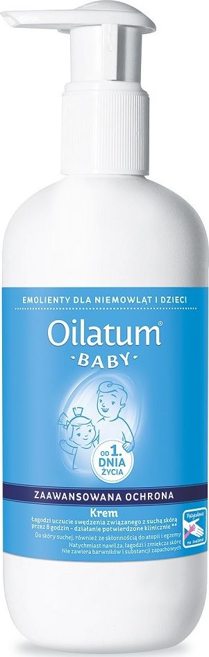 Oilatum Baby cream advanced protection cream with pump 350ml kosmētika ķermenim