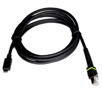 ZEBRA SHIELDED USB CABLE 2M SERIES C CONNECTOR STRAIGHT BC1.2 HIGH CU svītru koda lasītājs