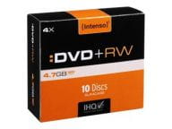 DVD+RW Intenso 4,7GB  10pcs Slimcase     4 matricas