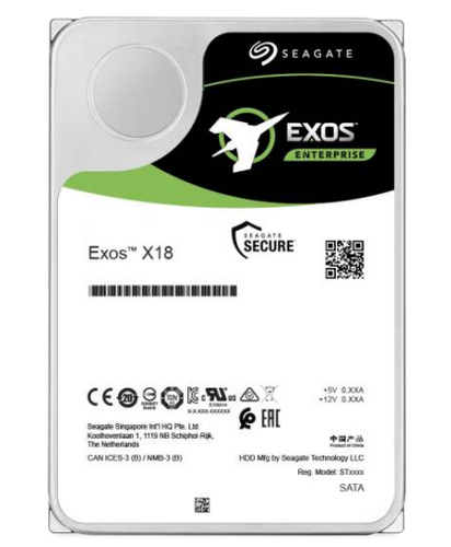 SEAGATE Exos X18 10TB SATA SED 512e/4Kn cietais disks
