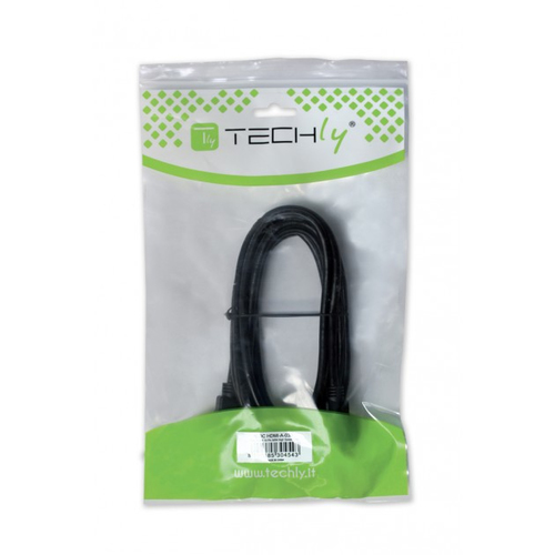 Techly HDMI zu DVI-D Kabel 3m schwarz kabelis, vads