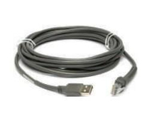 Zebra CABLE - SHIELDED USB: SERIES  A CONNECTOR, 15FT. (4.6M), kabelis, vads