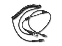 Zebra Cable USB, RS-232, Y Power stealer, kabelis, vads