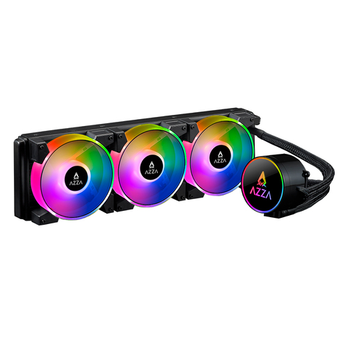 AZZA Blizzard Cooler 360mm, water cooling (black) ūdens dzesēšanas sistēmas piederumi