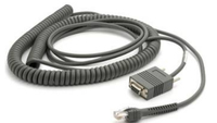 Zebra CABLE - RS232: DB9F, 20FT  (6M)CL, TXD-2, W/TTL CURRENT kabelis, vads