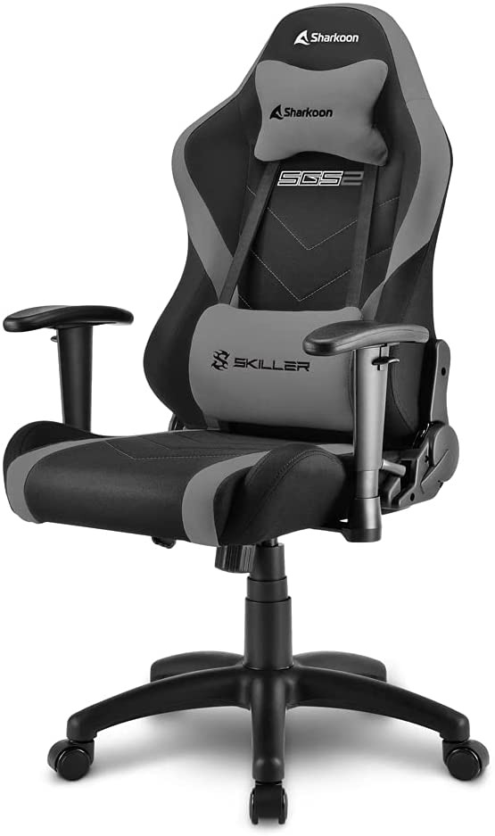 Sharkoon Skiller SGS2 Jr. black / grey 4044951032341 (4044951032341) datorkrēsls, spēļukrēsls