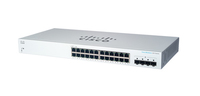 Cisco CBS220-24T-4G Managed L2 Gigabit Ethernet (10/100/1000) Power over Ethernet (PoE) 1U White komutators