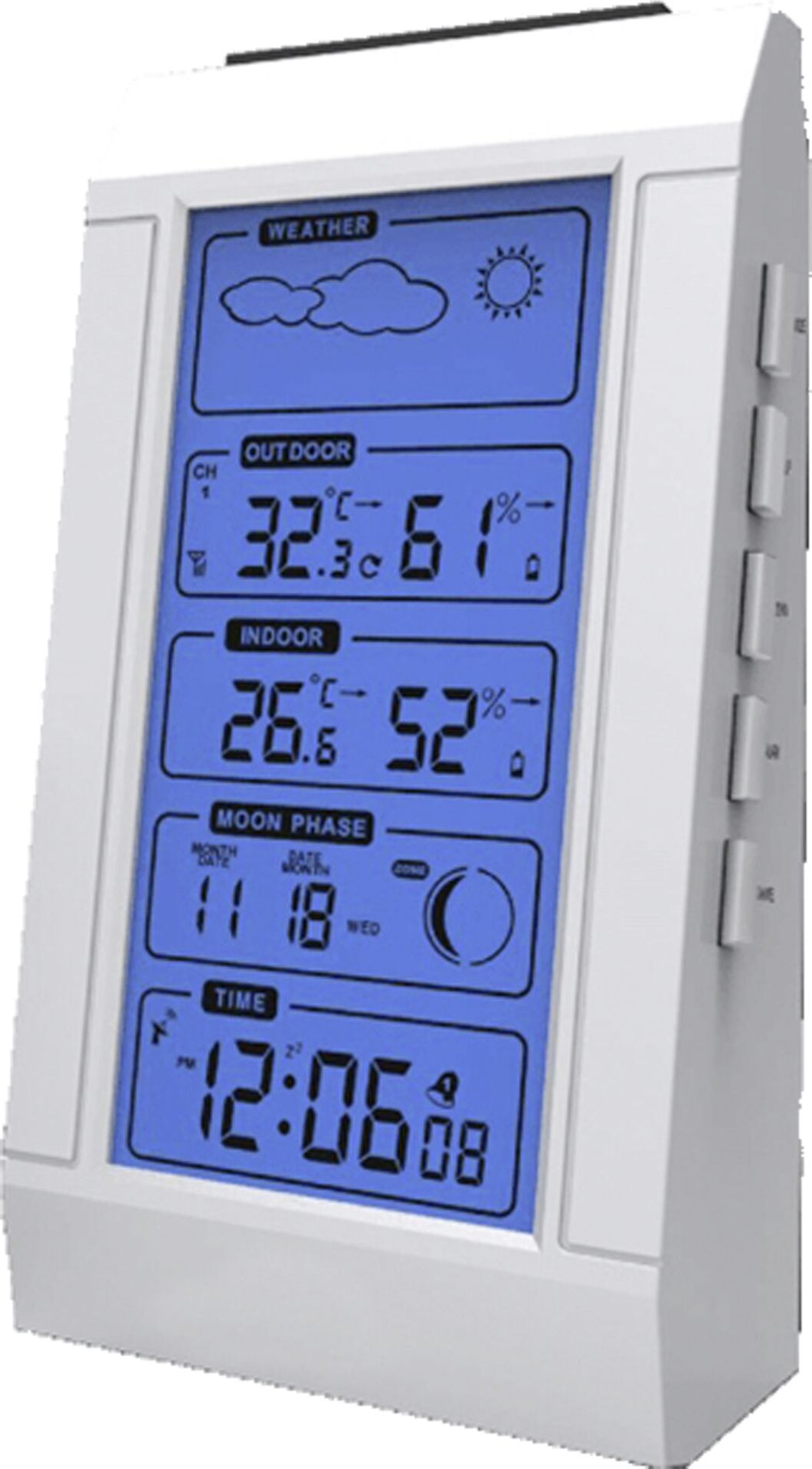 Mebus 40711 Wireless Weather Station barometrs, termometrs