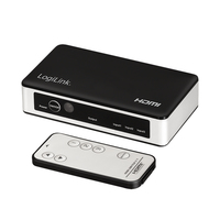 LogiLink Switch HDMI 3x1-Port, 4K/30Hz, HDCP,CEC,RC komutators