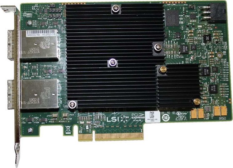 Kontroler LSI PCIe 3.0 x16 - 4x SFF-8644 SAS 9302-16e (05-25688-00) karte