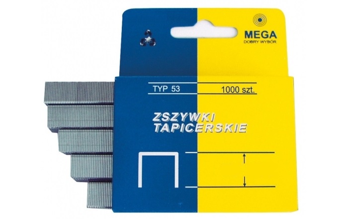 Mega Zszywki typu 53 6mm 1000szt. (55206) 55206 (5903755552068)