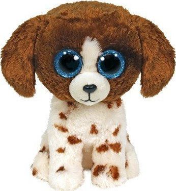 Meteor Maskotka Ty Beanie Boos Pies brazowo-bialy - Muddles 15 cm GXP-800211 (008421362493)