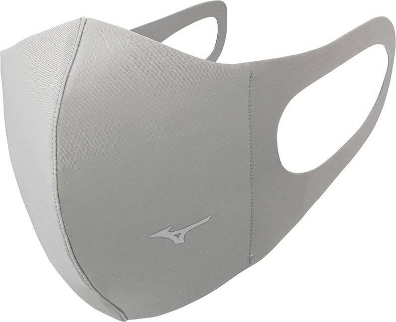 Mizuno Maseczka sportowa Mizuno Face Cover J2GW055M03 srebrna S J2GW055M03 (5059431150216)