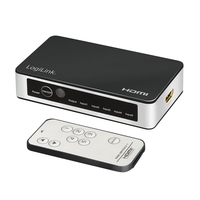 LogiLink Switch HDMI 5x1-Port, 4K/60Hz, HDCP,HDR,CEC,RC komutators