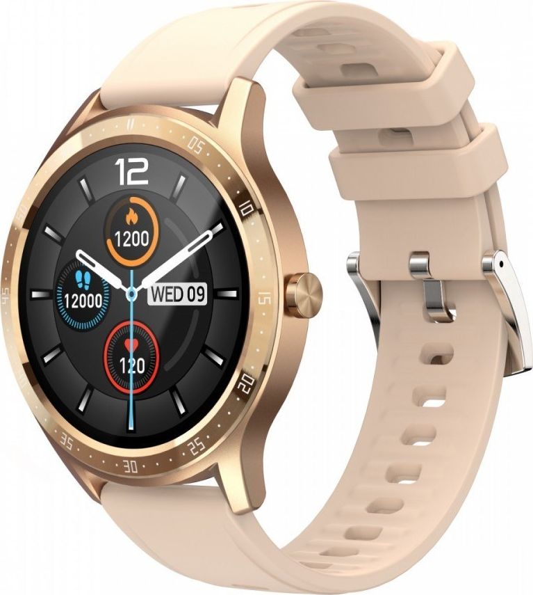Smartwatch MaxCom Fit FW43 cobalt 2 gold Viedais pulkstenis, smartwatch
