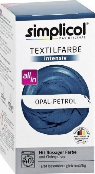 Mondex SIMPLICOL Barwnik do tkanin INTENSIV OPAL-PETROL 560g IQ8112-PROM Mondex (4052400018112) Sadzīves ķīmija