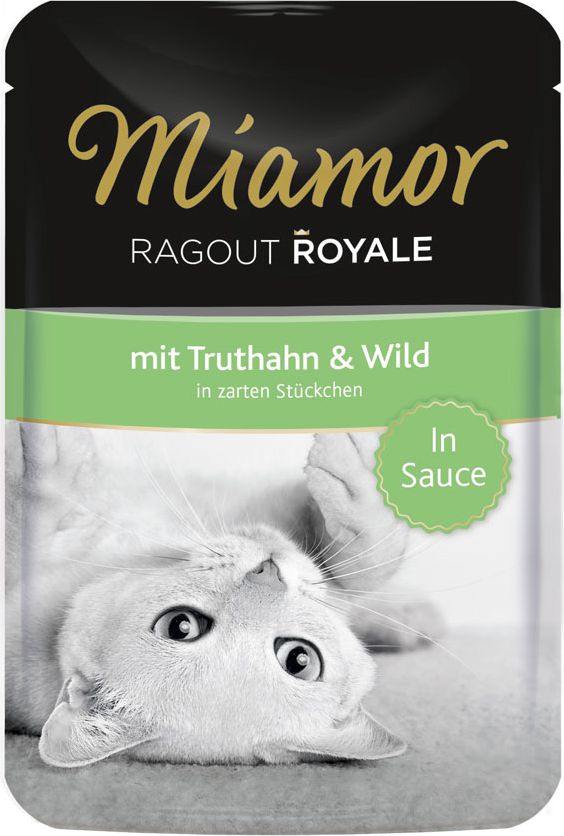 Miamor Miamor Ragout Royale saszetka Indyk i dzik w sosie - 100g 74073 (4000158740731) kaķu barība