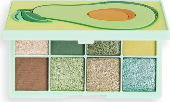 Makeup Revolution I HEART MAKEUP Cien Tasty Mini Palette Avocado 730646 ēnas