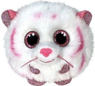 Meteor Mascot Ty Puffies Tiger pink and white - Tabor 8 cm